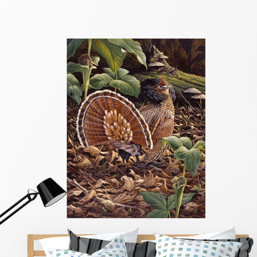 May Display Ruffed Grouse Wall Decal