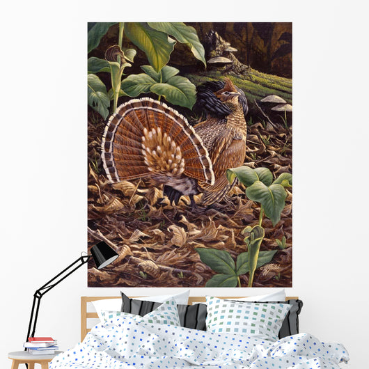 May Display Ruffed Grouse Wall Decal