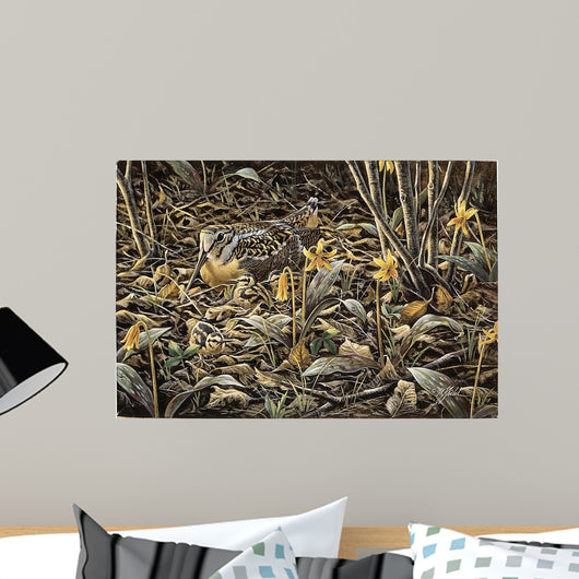 Early Brood Woodcock Young Wall Decal
