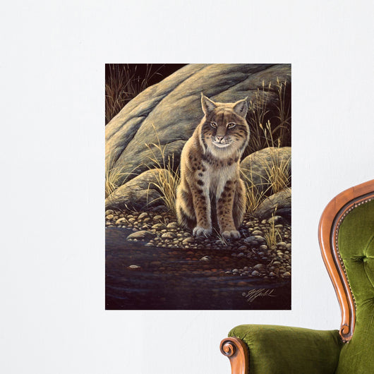 Backlight-bobcat Wall Decal