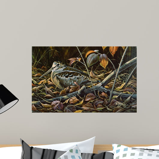 Migration Stop Woodcock Wall Decal