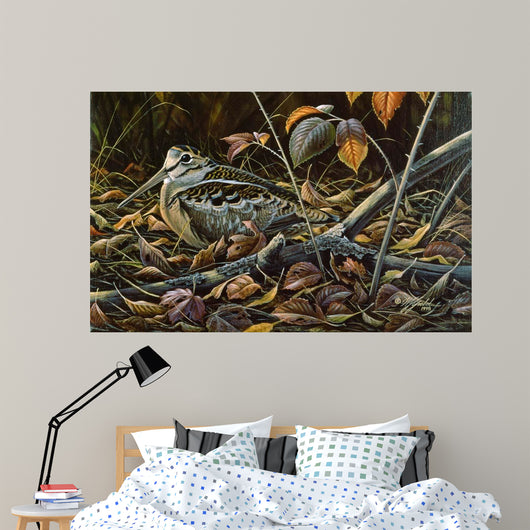 Migration Stop Woodcock Wall Decal