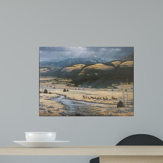 Big Valley Elk Wall Decal