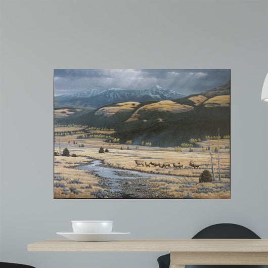Big Valley Elk Wall Decal