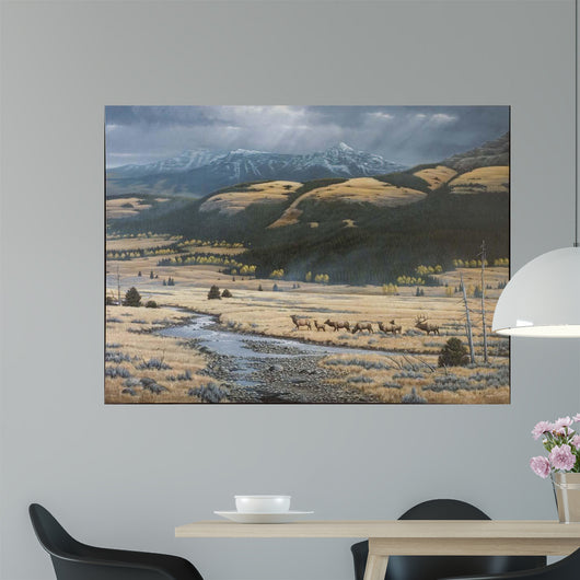 Big Valley Elk Wall Decal