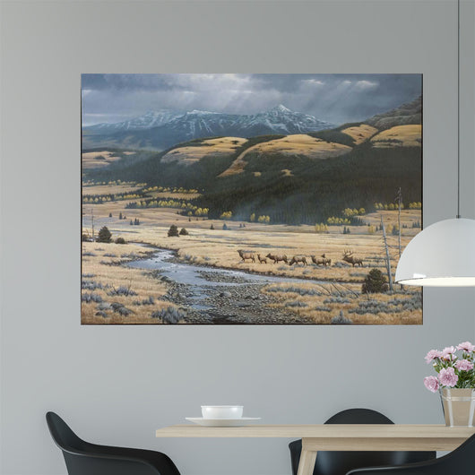 Big Valley Elk Wall Decal