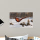 Winter Walk Pheasant Wall Decal