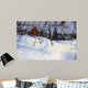 Winter Cardinal Wall Decal