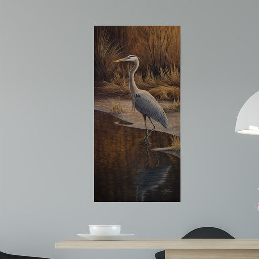 Heron Wading Wall Decal