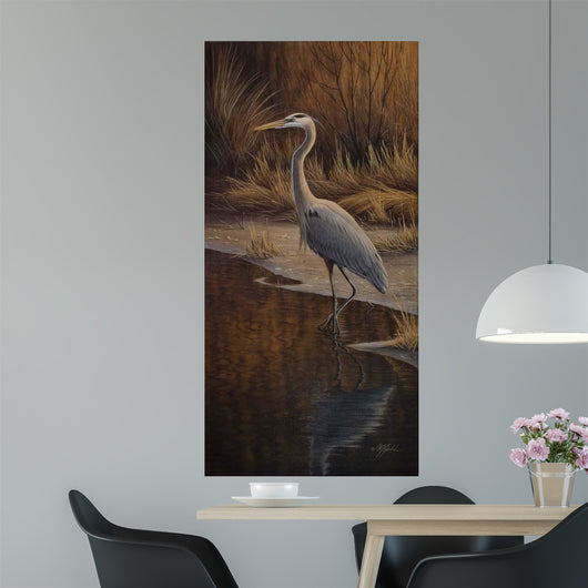 Heron Wading Wall Decal