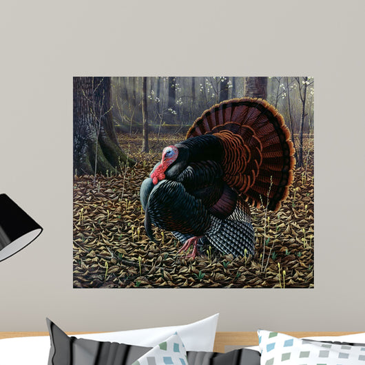 King Spring Wild Turkey Wall Decal
