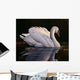 Reflection Mute Swan Wall Decal