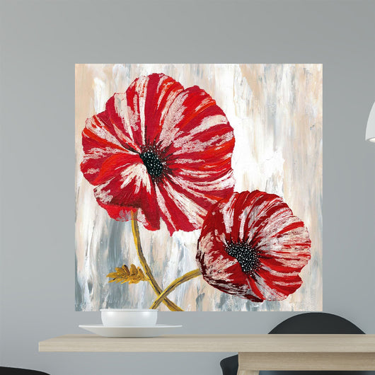 Red Poppies I Wall Decal