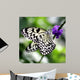 Bw Butterfly Purple Flower Wall Decal