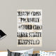 Over and under London Wall Decal