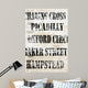 Over and under London Wall Decal