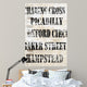 Over and under London Wall Decal
