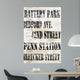 Over and under NYC Wall Decal