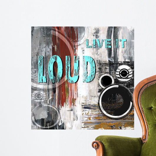 Live Loud I Wall Decal