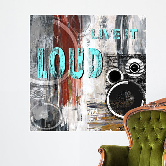 Live Loud I Wall Decal
