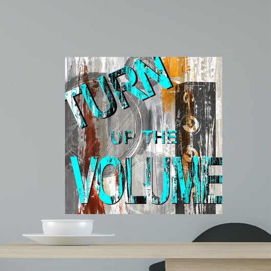 Turn It up Ii Wall Decal