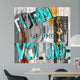 Turn It up Ii Wall Decal
