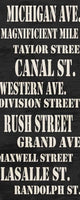 Chicago Streets Wall Decal