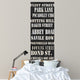 London Streets Wall Decal