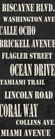 Miami Streets Wall Decal