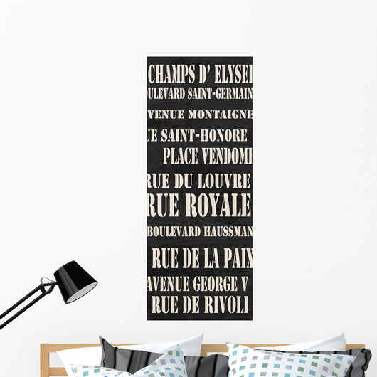 Paris Streets Wall Decal