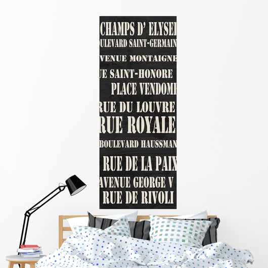 Paris Streets Wall Decal