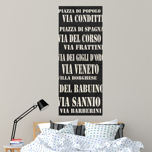Rome Streets Wall Decal