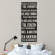 Rome Streets Wall Decal