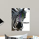 Zebra Colors Wall Decal