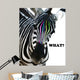 Zebra Colors Wall Decal
