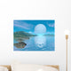 Illustration Hypothetical Idyllic Landscape Wall Decal