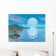 Illustration Hypothetical Idyllic Landscape Wall Decal