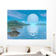 Illustration Hypothetical Idyllic Landscape Wall Decal