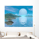 Illustration Hypothetical Idyllic Landscape Wall Decal