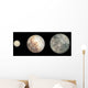 Dwarf Planets Ceres Pluto Wall Decal