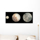 Dwarf Planets Ceres Pluto Wall Decal