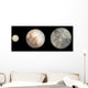 Dwarf Planets Ceres Pluto Wall Decal