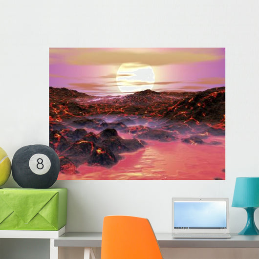 Sun Begins Its Journey Wall Decal