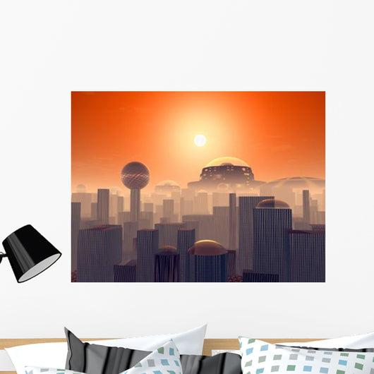 Artist's Concept Earth Buried Wall Decal