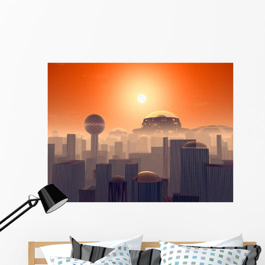 Artist's Concept Earth Buried Wall Decal