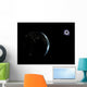 Illustration City Lights Dark Wall Decal
