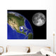 Illustration Enceladus Front Earth Wall Decal