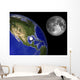 Illustration Enceladus Front Earth Wall Decal