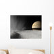 Illustration Geyser Erupting Surface Wall Decal