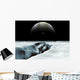 Crescent Jupiter and Volcanic Wall Decal